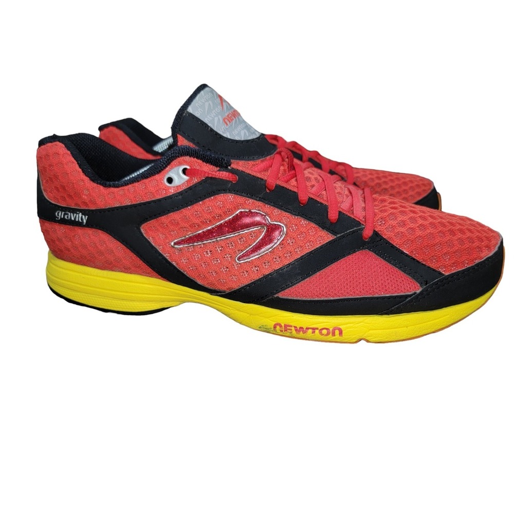 Newton Gravity Men's Size 12 Red Yellow Running Shoes Sneakers